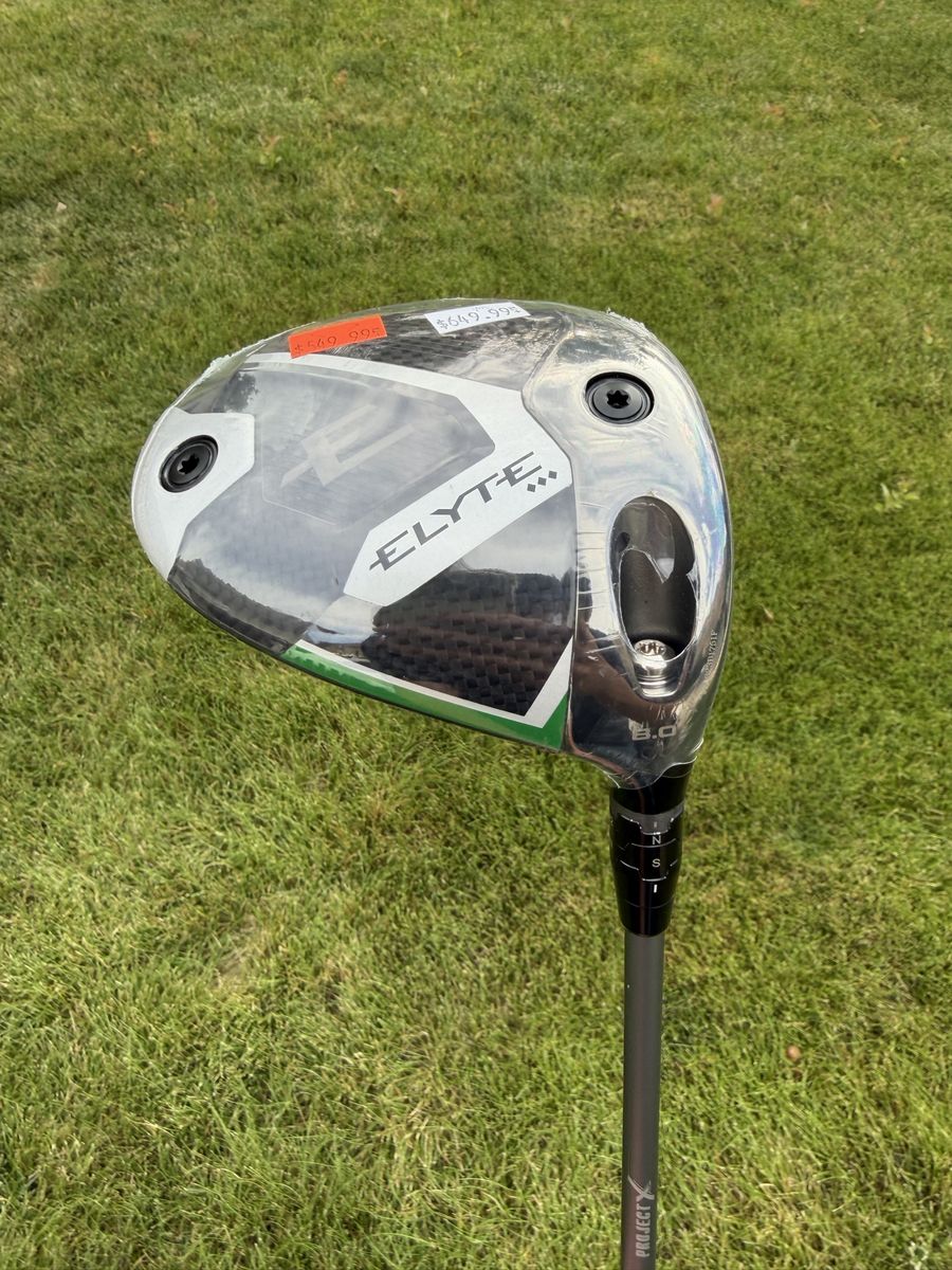NEW Callaway Elyte Triple Diamond Driver 8.0 Stiff