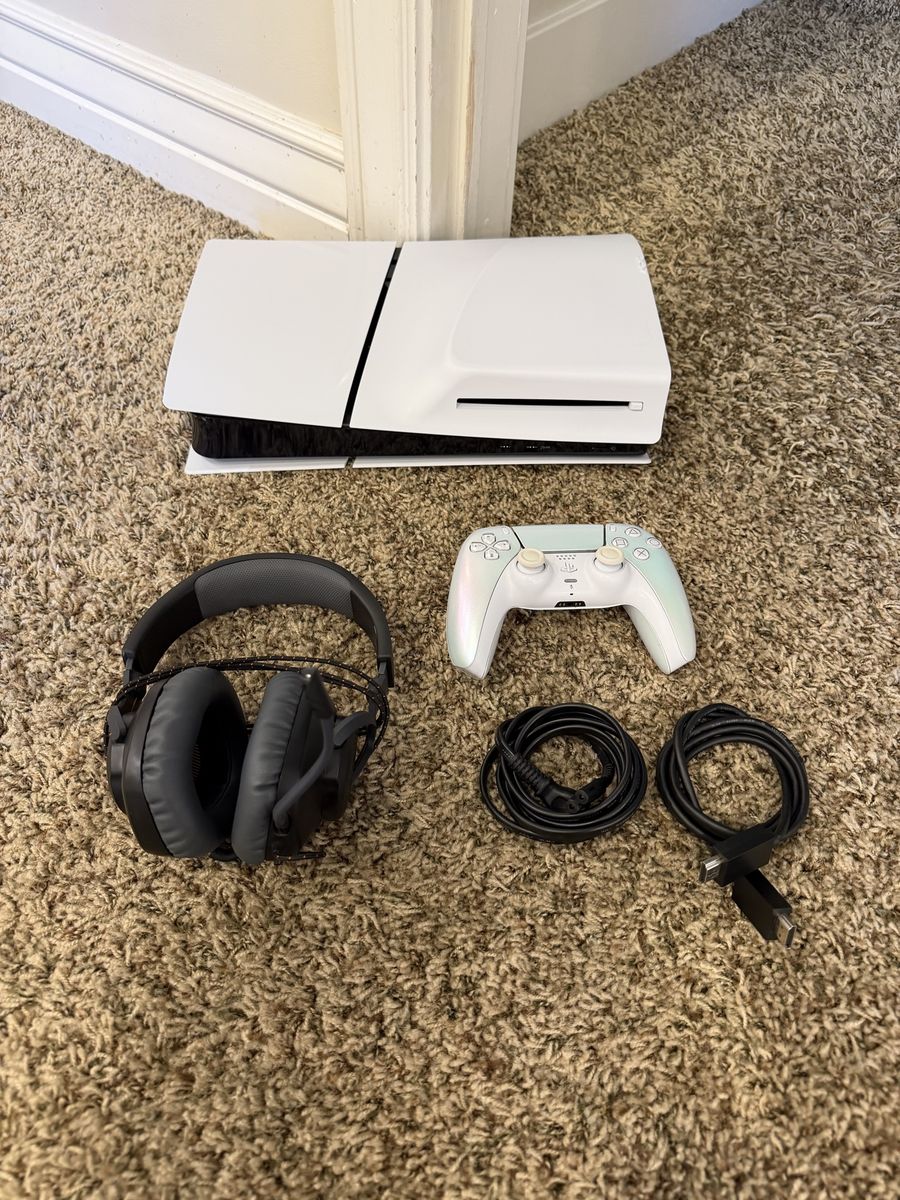 Ps5 Slim Disc and headset