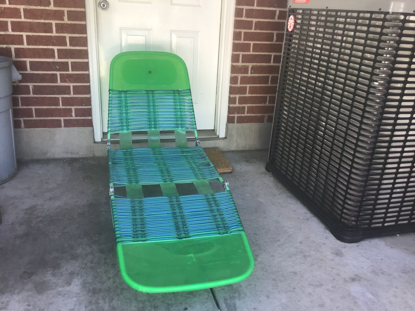 Vintage Outdoor Jelly Tube Folding Chair