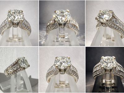 GIA Certified 7.12 CTW Round Diamond Ring