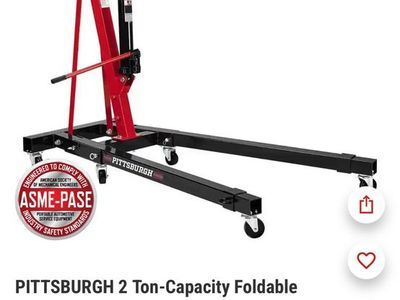 3 Ton Pittsberg Shop Crane.