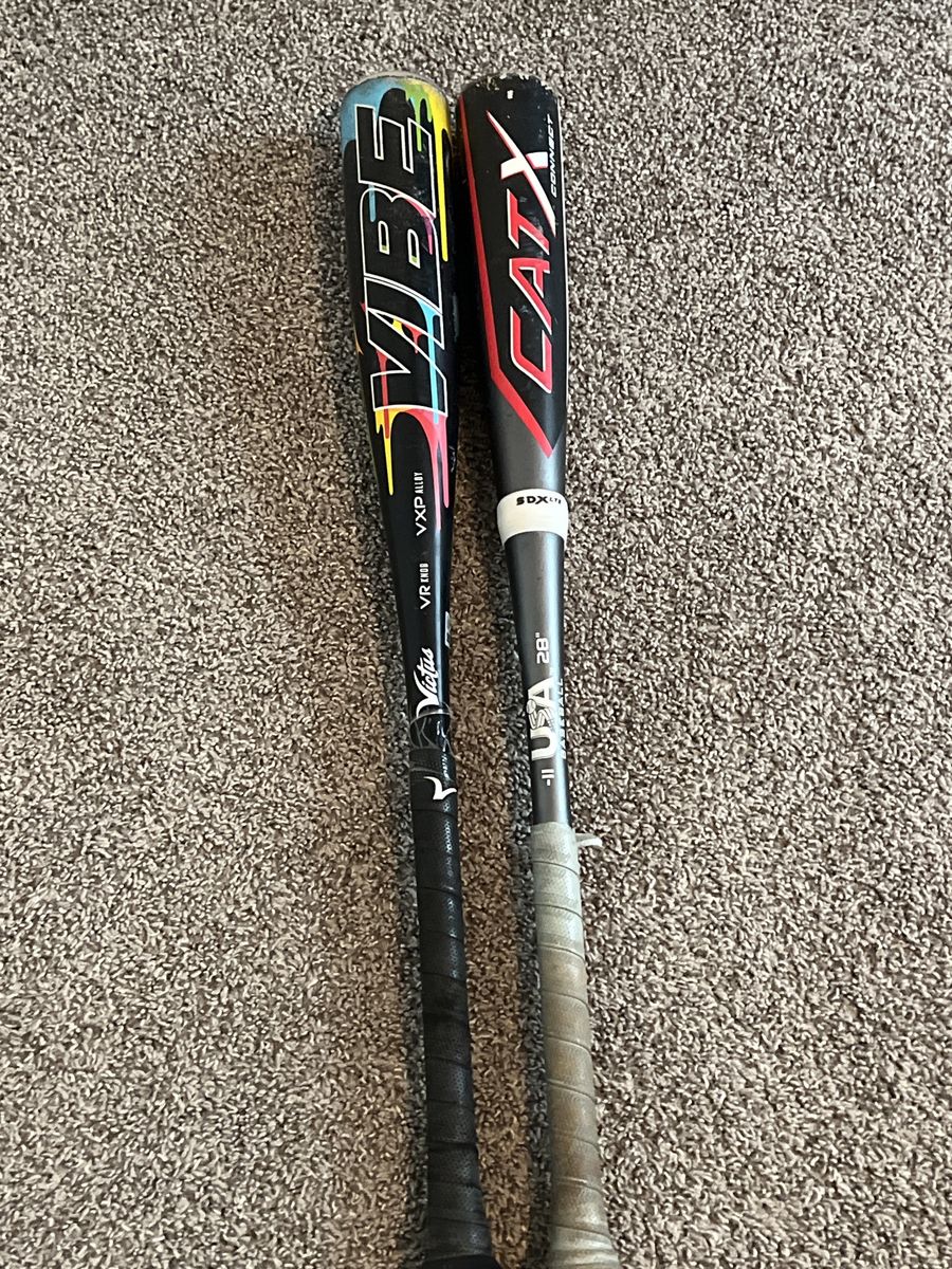 Victus Vibe VXP USSSA Alloy & Marucci CAT X USA both 28 inch 