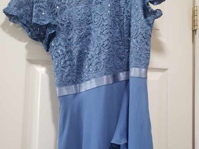 Dusty Blue Formal Dress