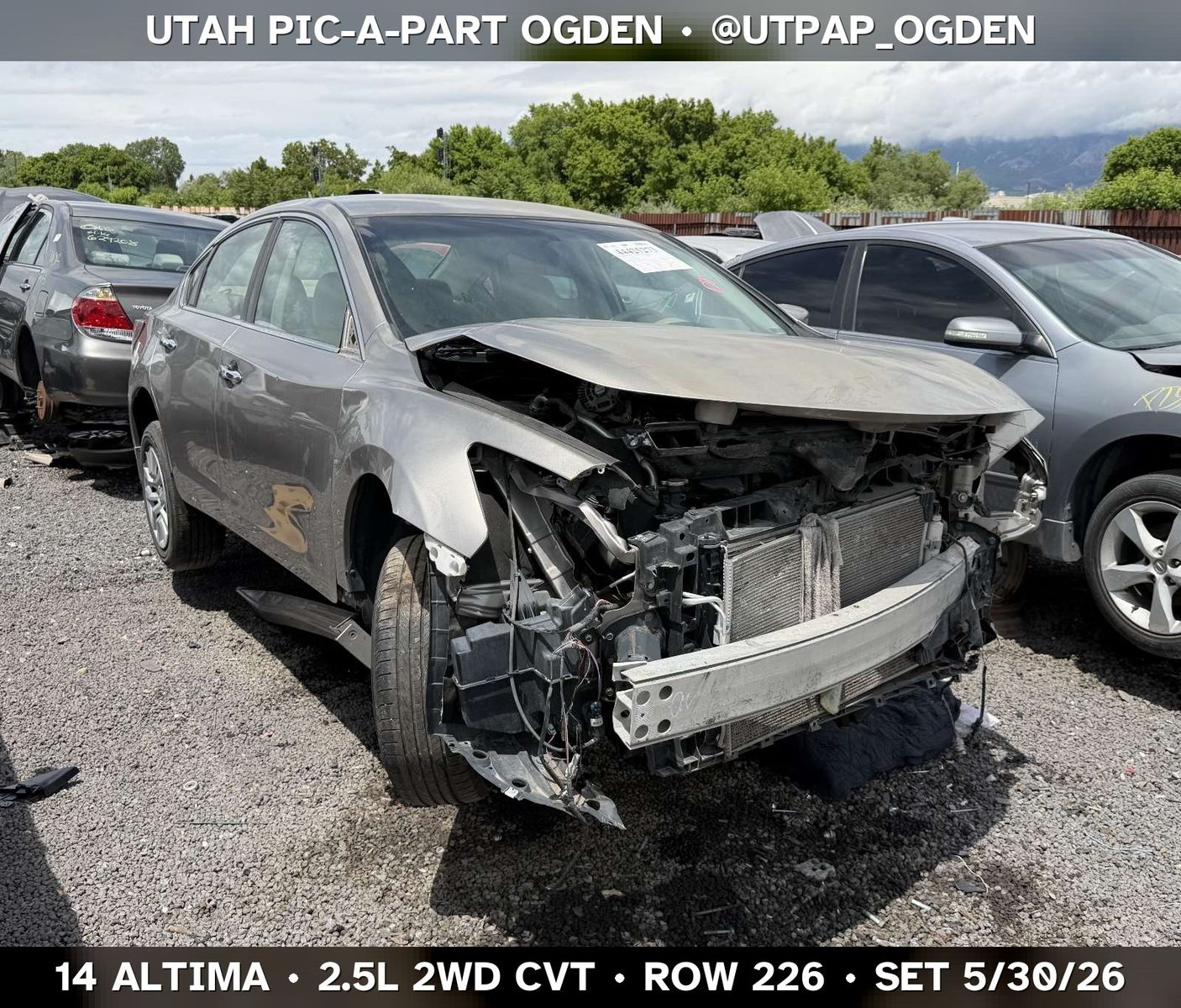 2014 Nissan Altima Parts - UTPAP Ogden