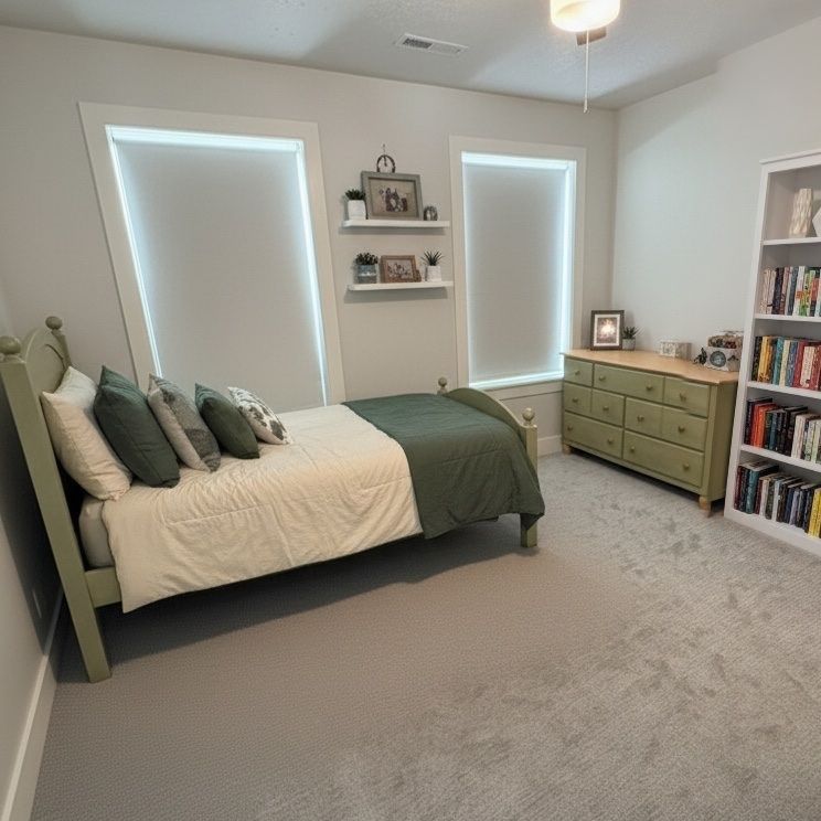 Twin trundle bed and dresser set