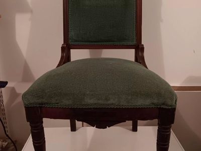 Antique Straight Back Chair