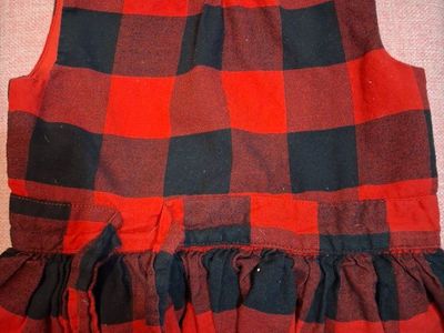 Carters 3T red and black dress