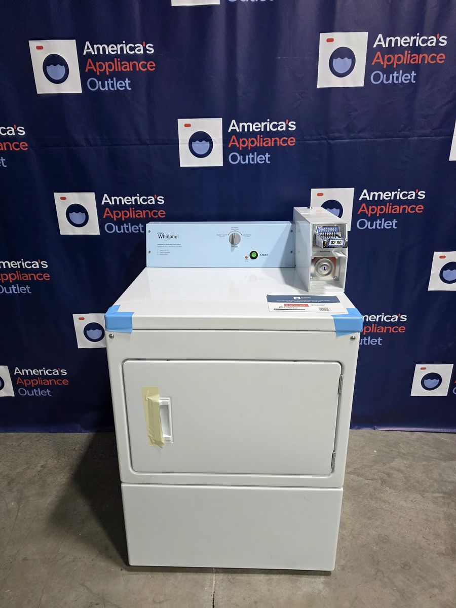 Whirlpool Commercial Dryer with coin slide