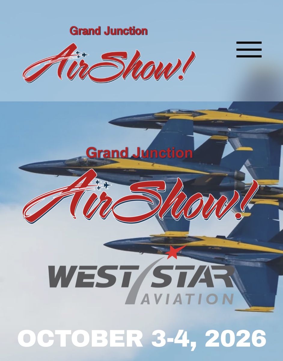 2 Grand Junction Air Show Tickets - October 3, 2026