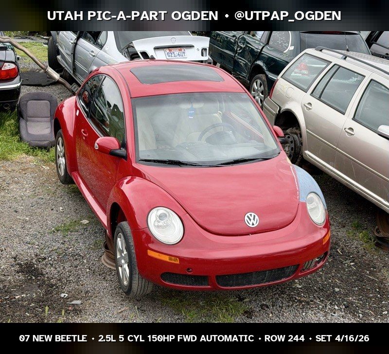 2007 Volkswagen New Beetle Parts - UTPAP Ogden