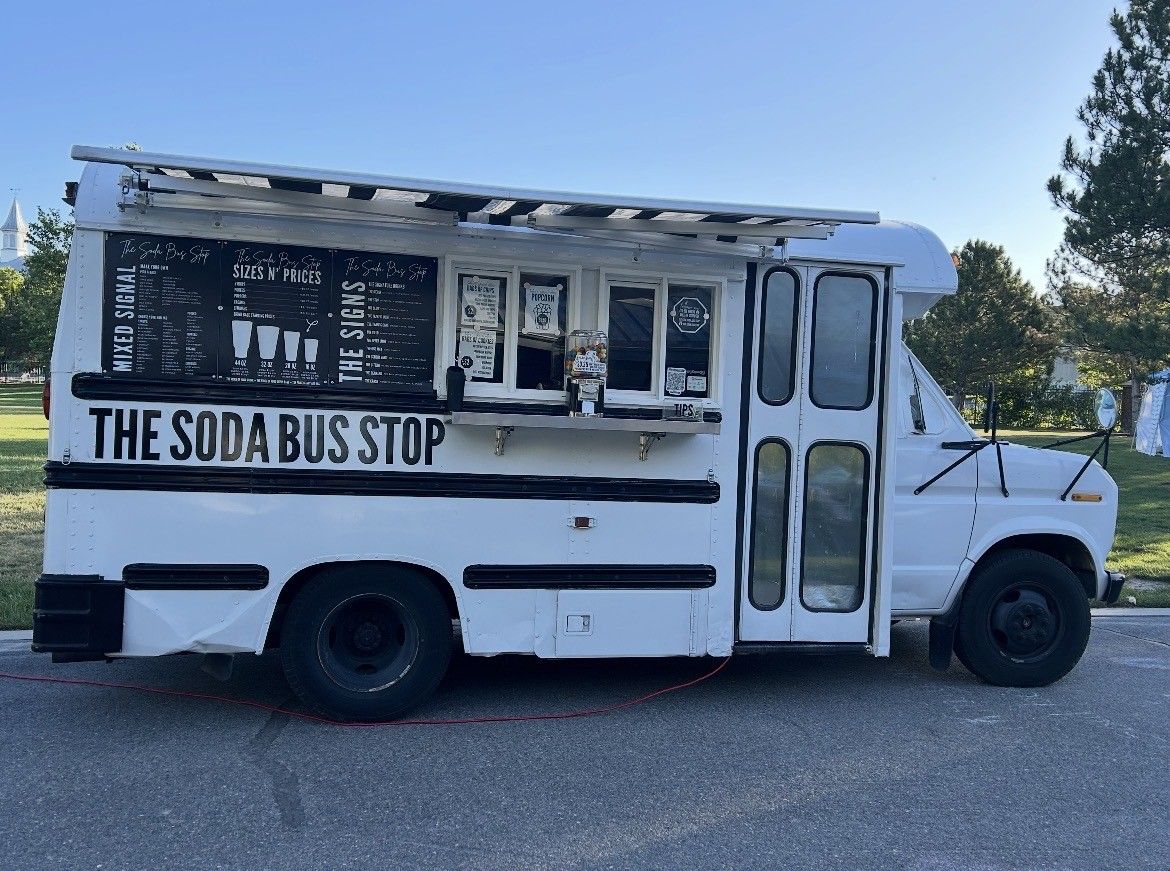 Turnkey Food Truck/Mobile Drink Bus - Health Department Ready - 1989 Ford Ecoline Short Bus