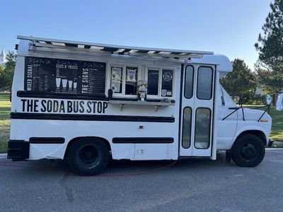 Turnkey Food Truck/Mobile Drink Bus - Health Department Ready - 1989 Ford Ecoline Short Bus