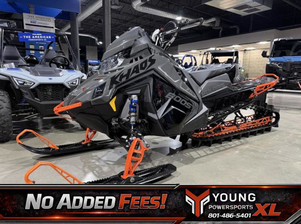 2025 Polaris® Boost RMK KHAOS 165 Shadow Gray / Gloss Black