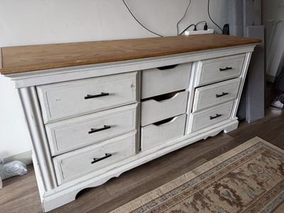 White Wooden Dresser
