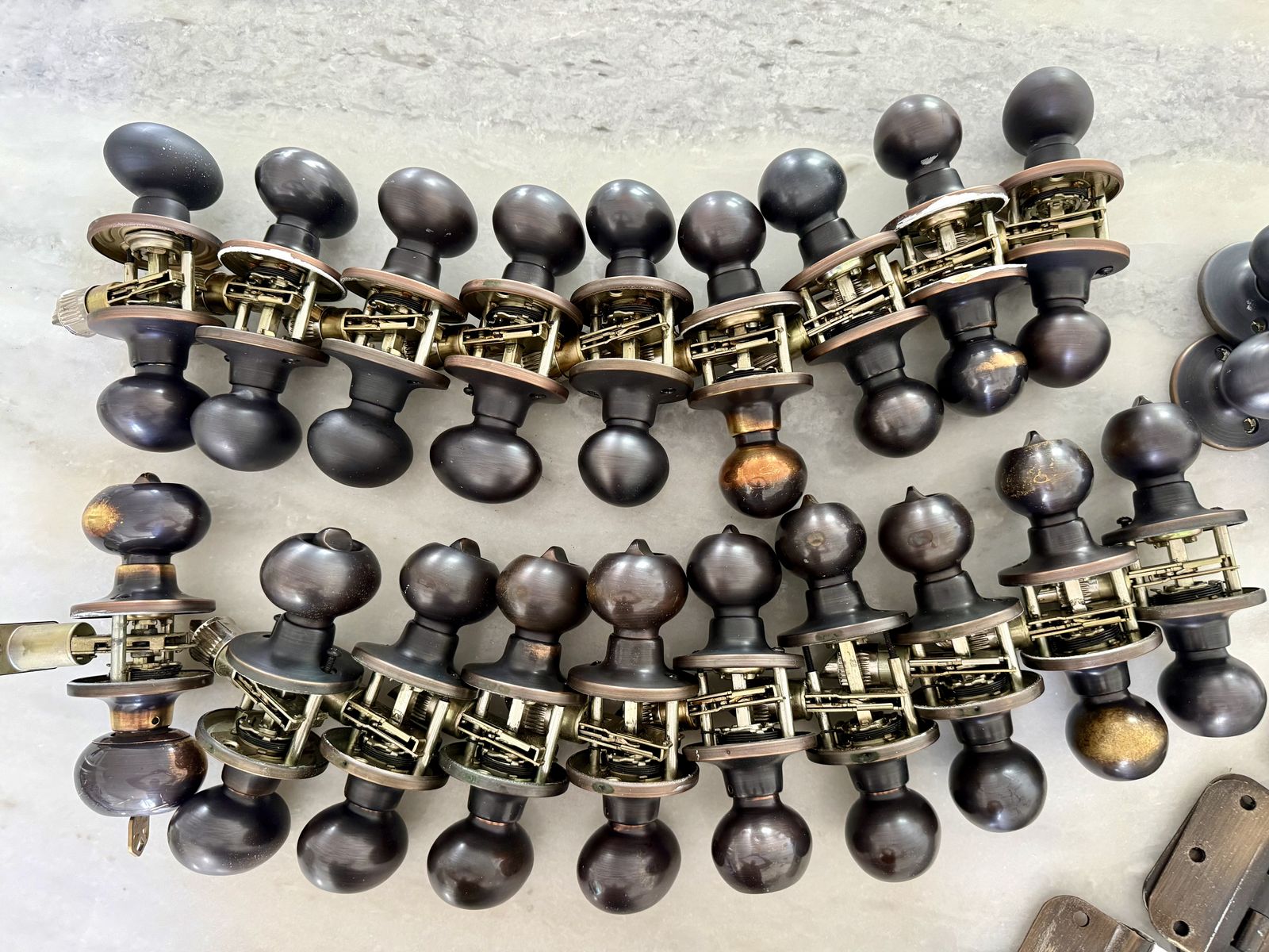 Set Of Doorknobs/Hinges