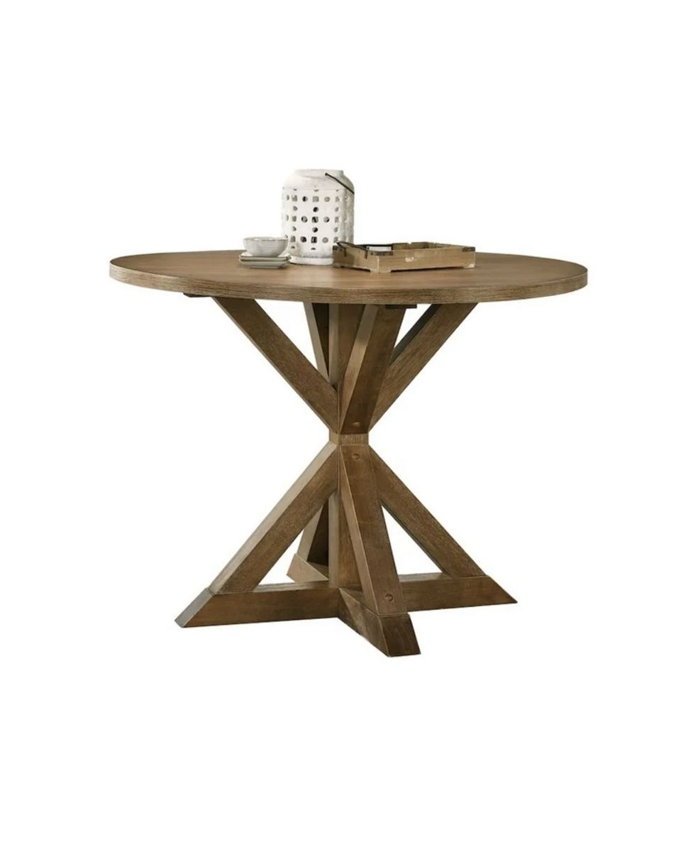 Windvale Cross-Buck Base Counter Height Dining Table