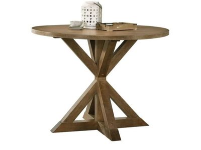 Windvale Cross-Buck Base Counter Height Dining Table