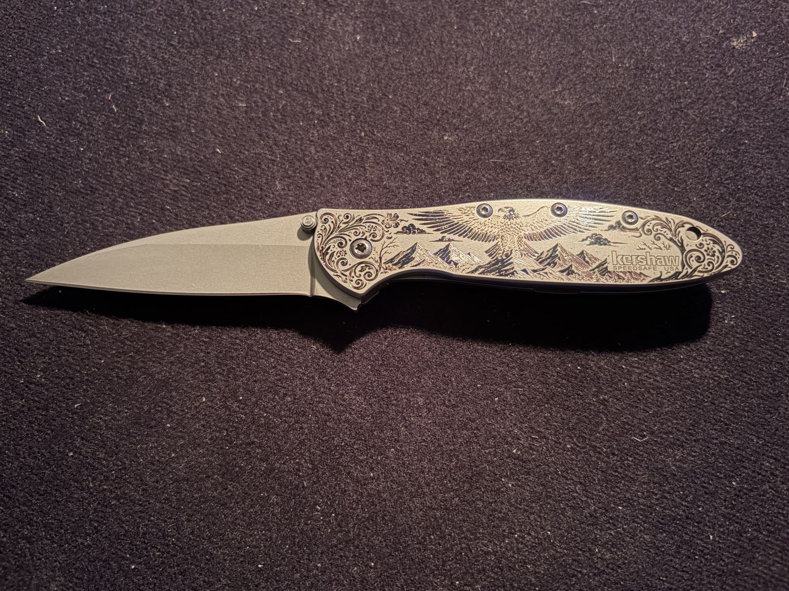 Kershaw Leek 1660 – Laser Engraved