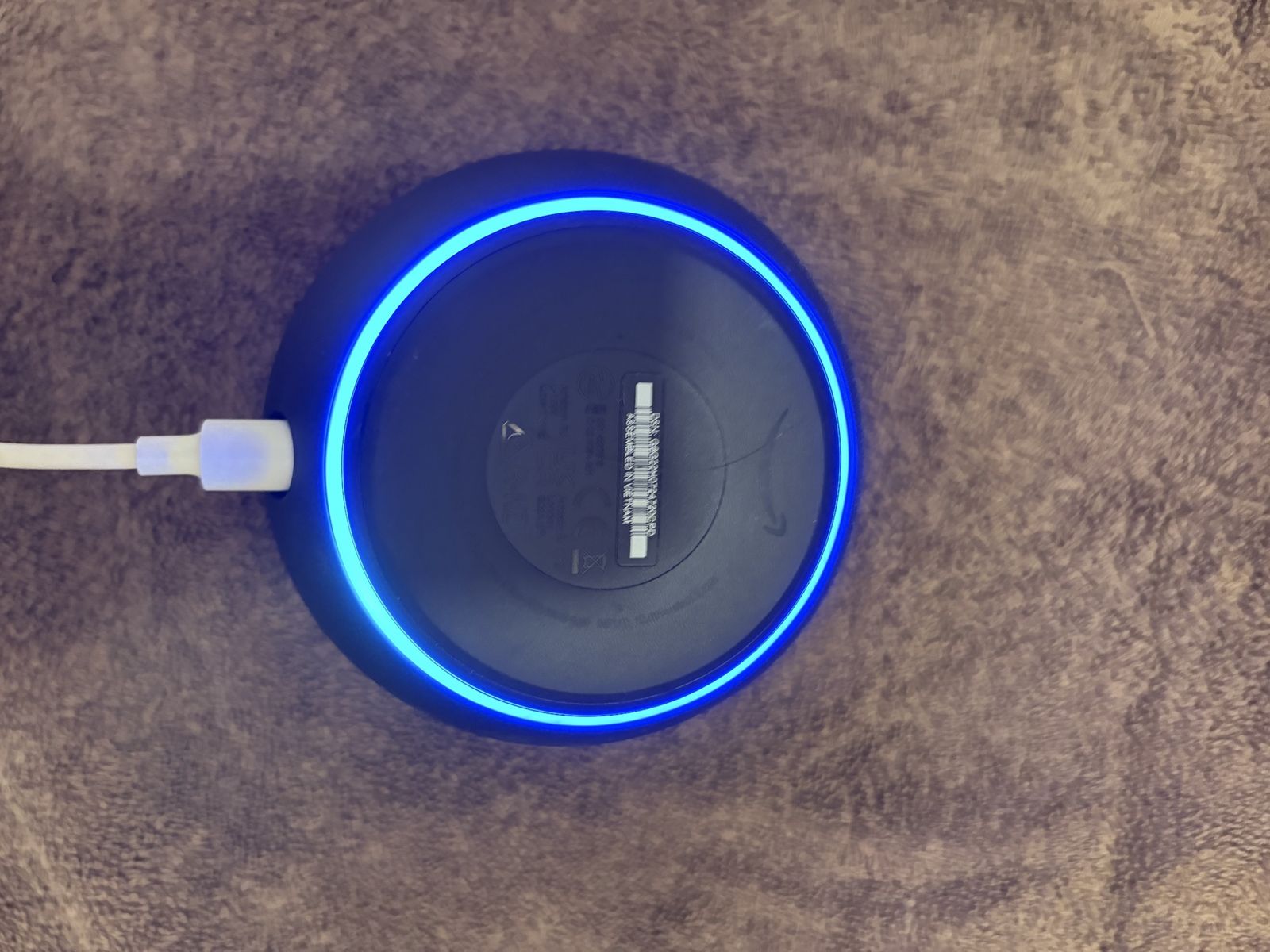Amazon Echo Dot Smart Speaker with Alexa (Charcoal, Used)