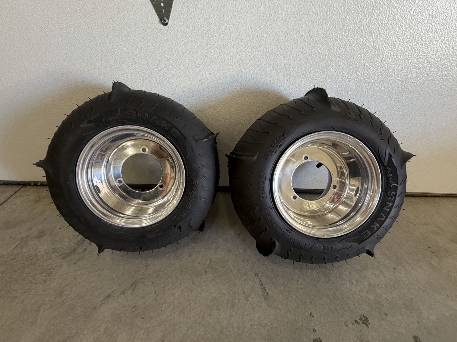 Suzuki LT 80 or Kawasaki KFX 80 Sand Paddle Tires