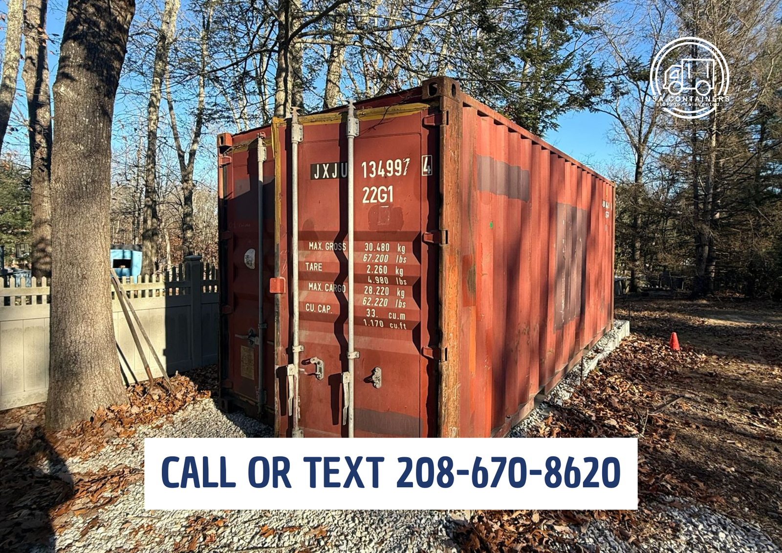 Local Idaho Company - 20ft and 40ft containers - Pick and choose your container