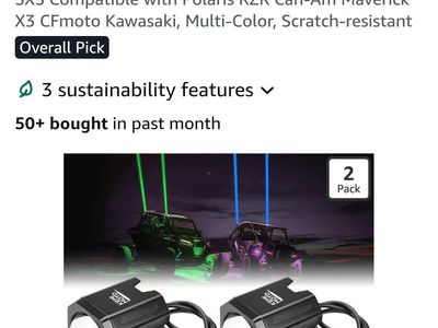 kemimoto led laser whips