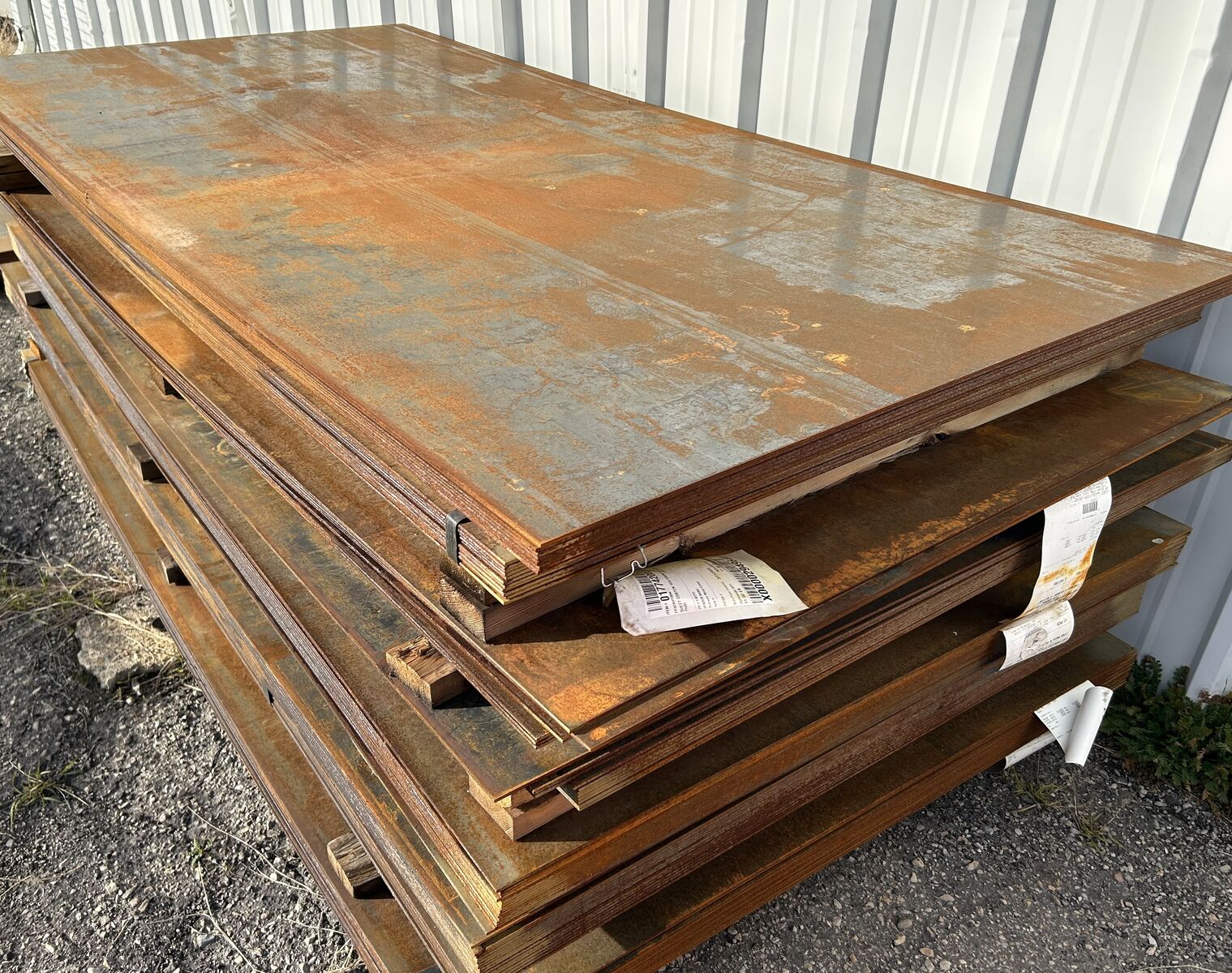 "Weathering Steel" Sheet 7 Ga (.179 thickness) 48" x 95-3/8" A606 TYPE 4 $149.95 each