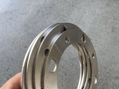 Pair of Aluminum Wheel Adapter Spacers 4x156 to 4x161 Pattern