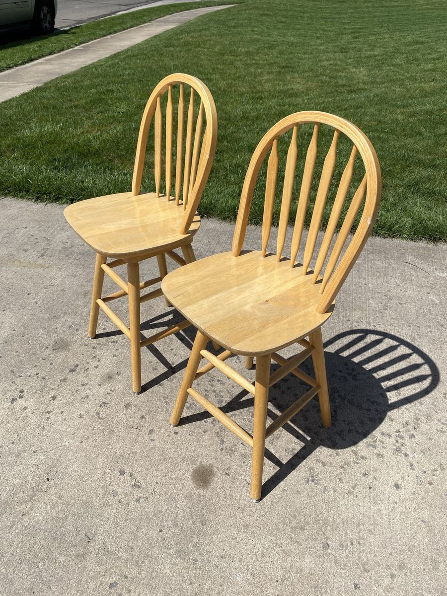 Natural Wood Barstools