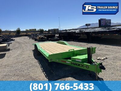 8.5x24 Maxx-D T8X Tilt Trailer - 17.5K GVWR Hydraulic Jack(s), Torsion Axles, Wide Body w/ Drive Over Fenders, Winch Plate