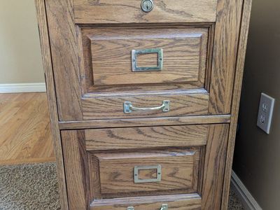 Wooden Filing Cabinet