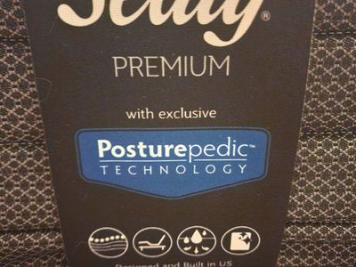 Sealy Premium Posturepedic Queen Mattress - Used. Protector & Frame - optional for additional price