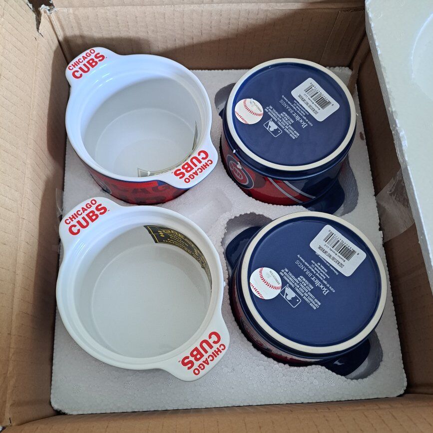 Chicago Cubs soup bowls