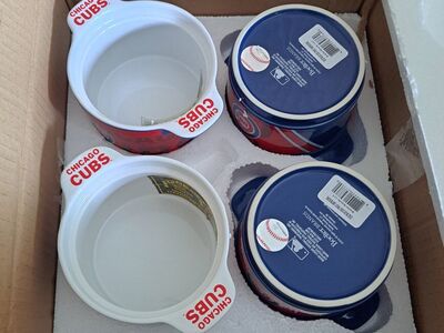 Chicago Cubs soup bowls