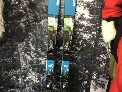 Used Elan Pinball 130cm Jr Skis w/ Elan EL 4.5 AC Demo Binding