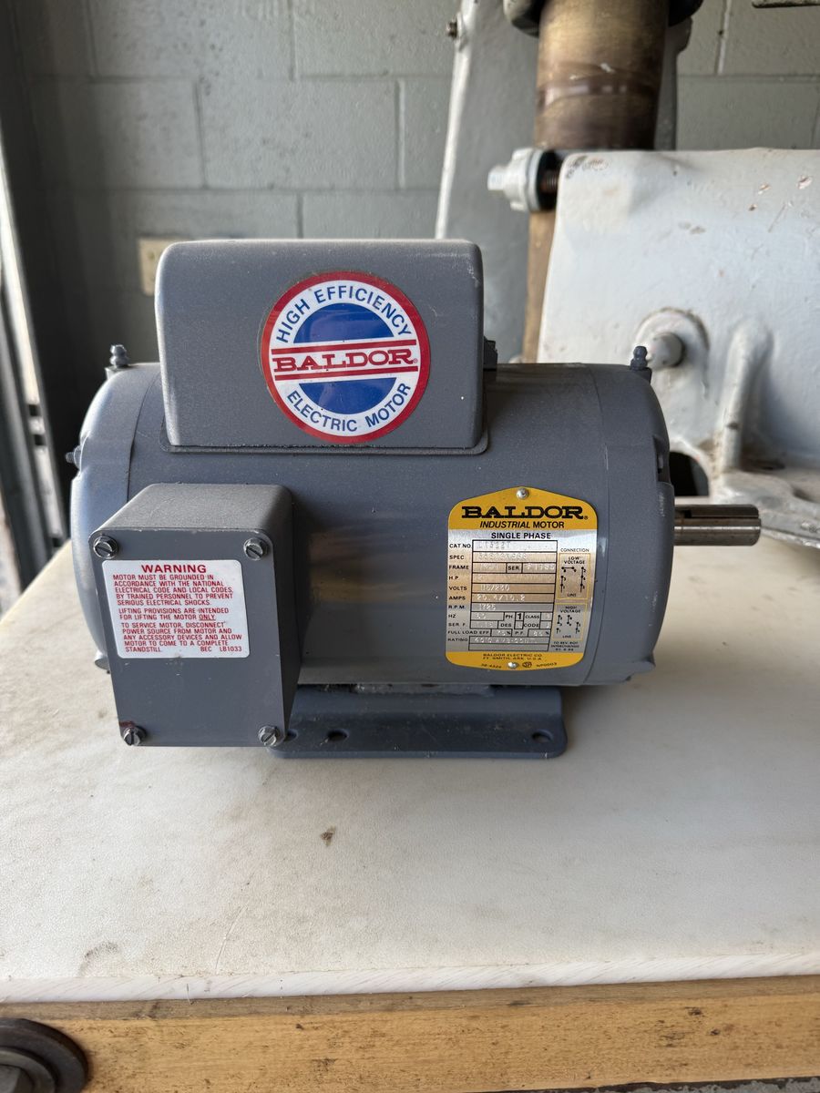 Never before used electric motor