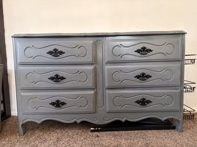 Vintage French Baby Blue Provincial Dresser - $285 OBO Kaysville