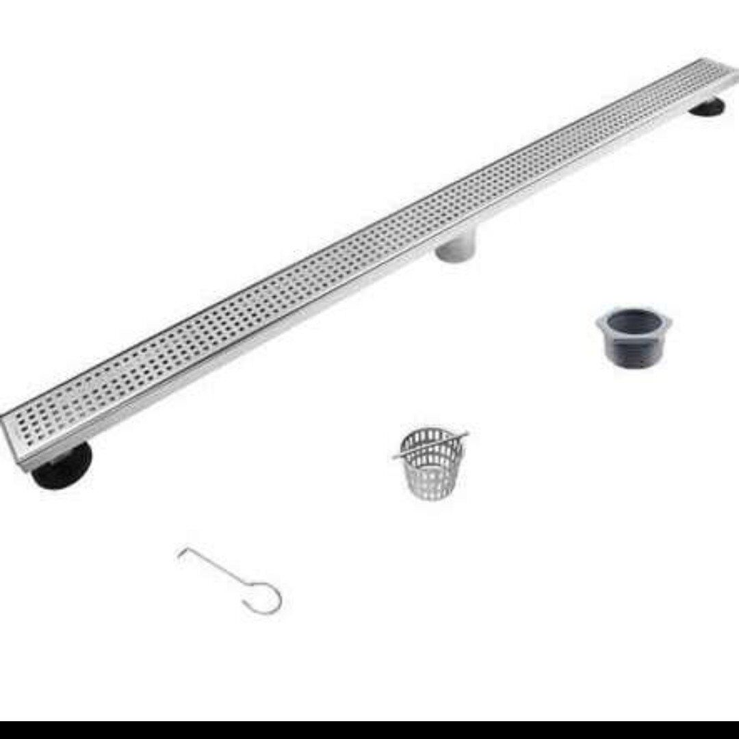 New stainless linear shower drain