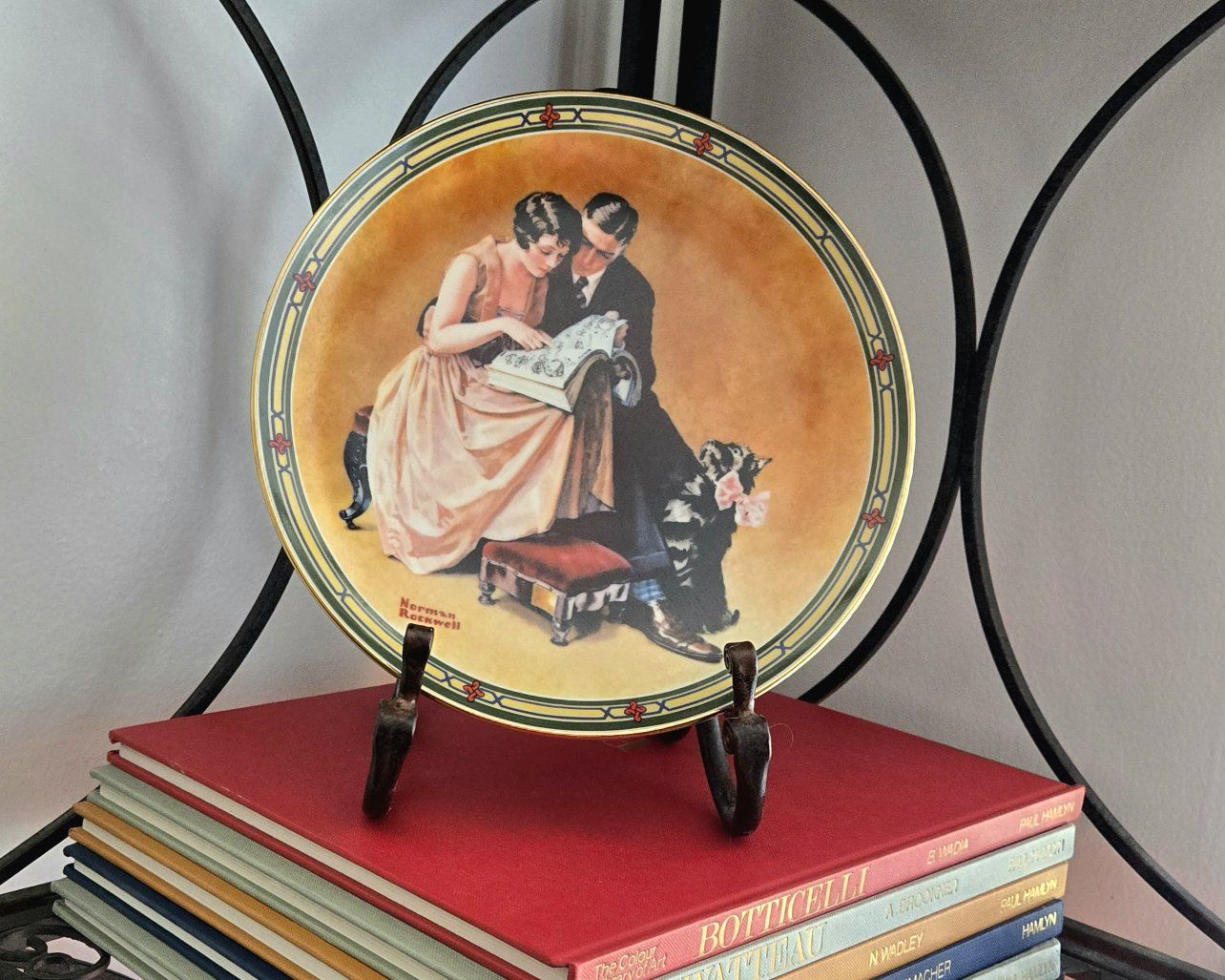Lot of 3 Norman Rockwell "American Dream" Collector Plates - Knowles  Issues #2, #3, #4 [1985/86]