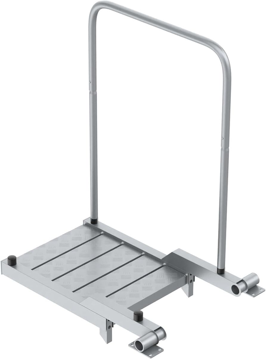 Aluminum Boat Board Dock Platform with Detachable Handrail