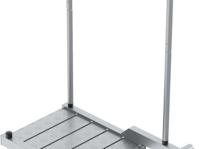 Aluminum Boat Board Dock Platform with Detachable Handrail