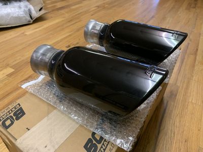 Borla Black Chrome Exhaust Tips for 2021-2024 Ram 1500 TRX Borla 60718BC