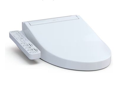 TOTO WASHLET C2 Electronic Bidet Toilet Seat with PREMIST and EWATER+ Wand Cleaning, Elongated, Cotton White - SW3074#01