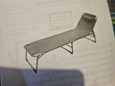 Folding camping cot