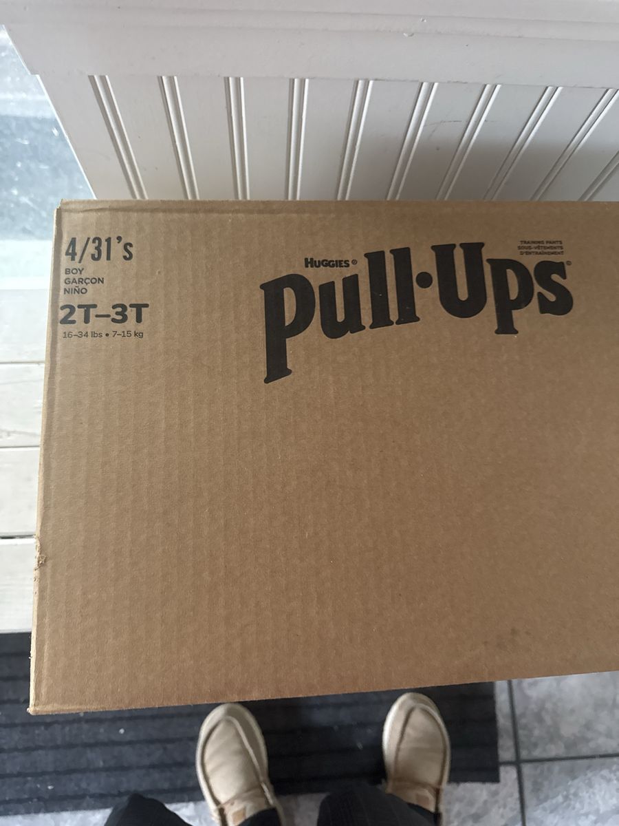 Huggies Pull-Ups Boys Training Pants Size 2T-3T (124 Count) Free