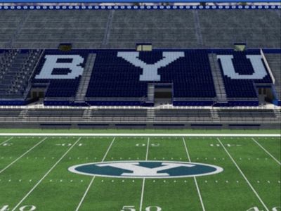 BYU vs Utah tech - 2 lower chair 50 yardline tix