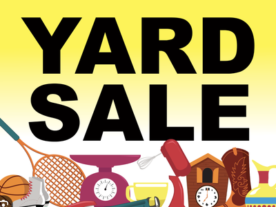 Yard Sale - Saturday May 2nd