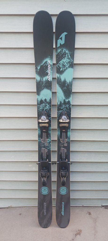 Nordica Santa Ana 104 Free Skis, 165 cm, Squire 11 Demo Bindings