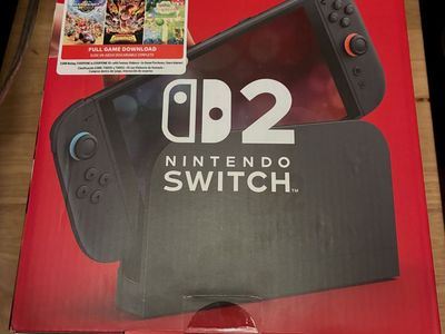 Brand New Nintendo Switch 2 Bundle (Factory Sealed) + Full Game Download