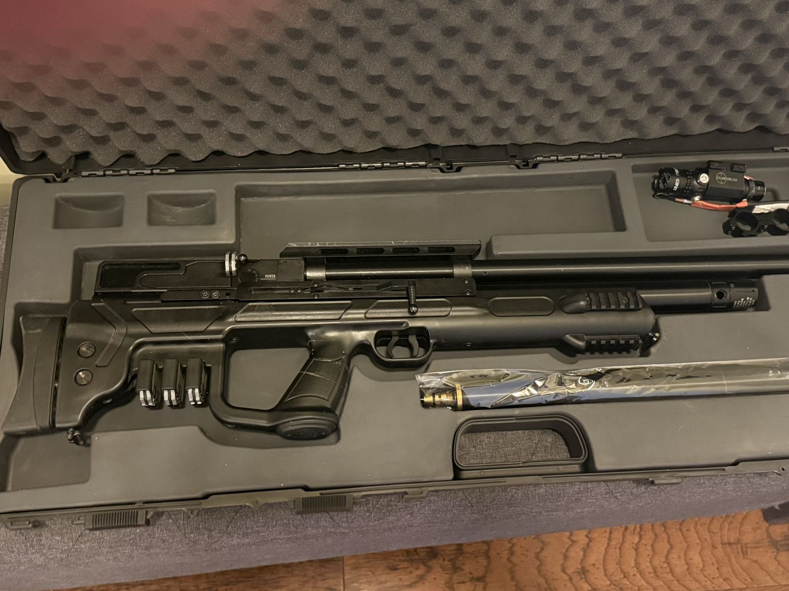Hatsan Gladius Long 22cal. pellet gun.